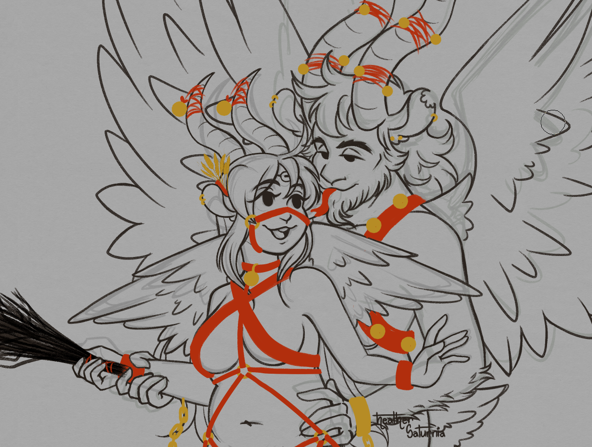 Yule Goat Krampus – Redraw